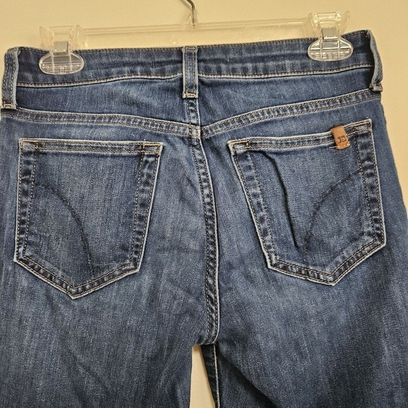 Joes Jeans Jamie Skinny Mid Rise Raw Hem Stretch Blue Jeans Size 25 28x28 - Picture 4 of 10